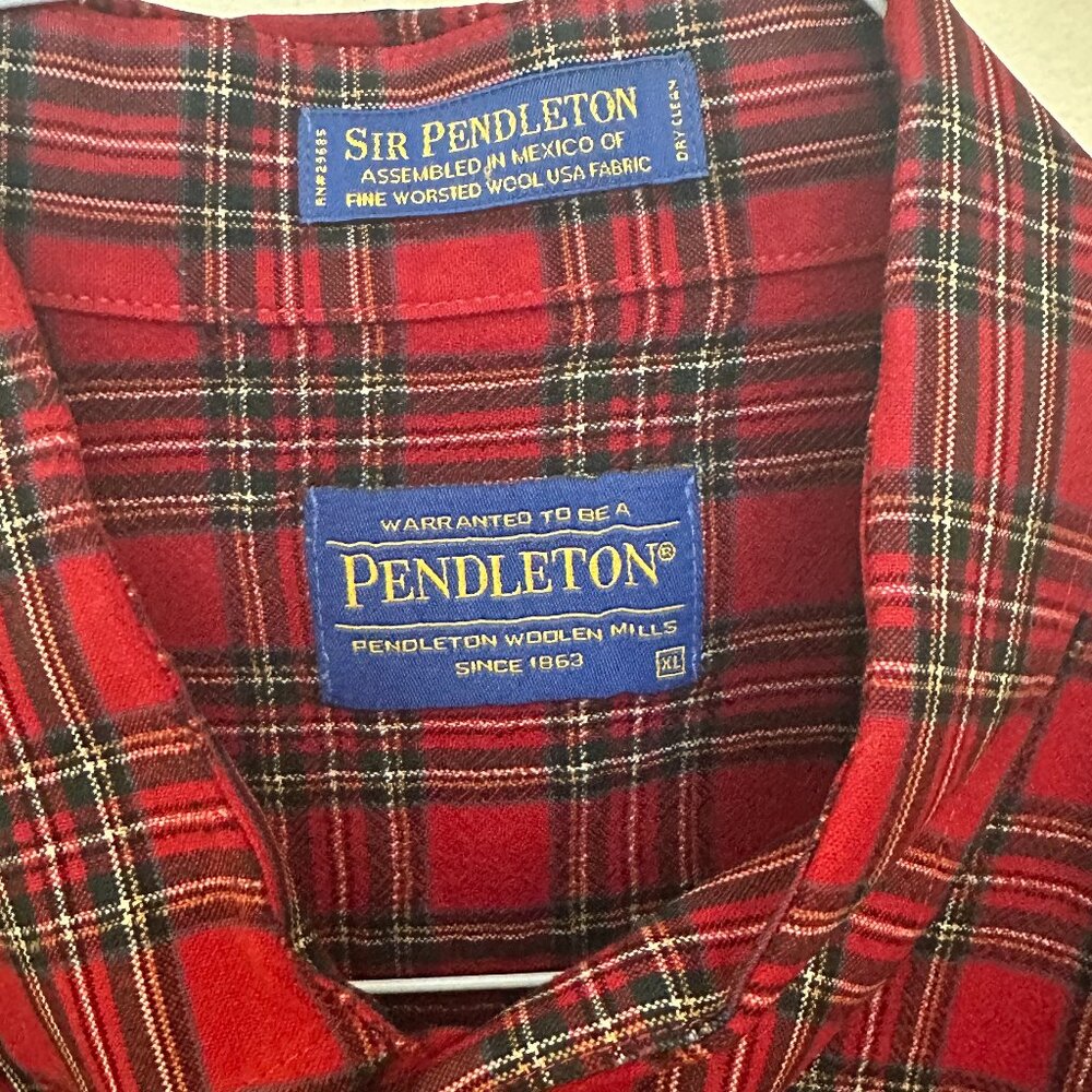 Pendleton Fine Worsted Wool Button Down Shirt - image 3